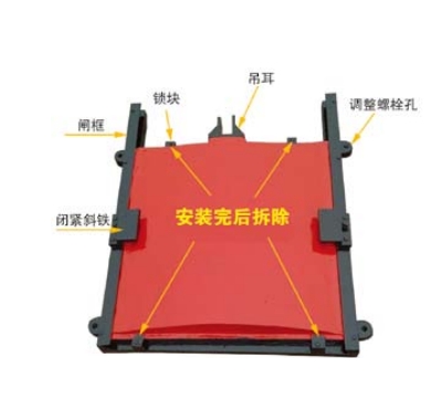 PZ铸铁闸门结构图